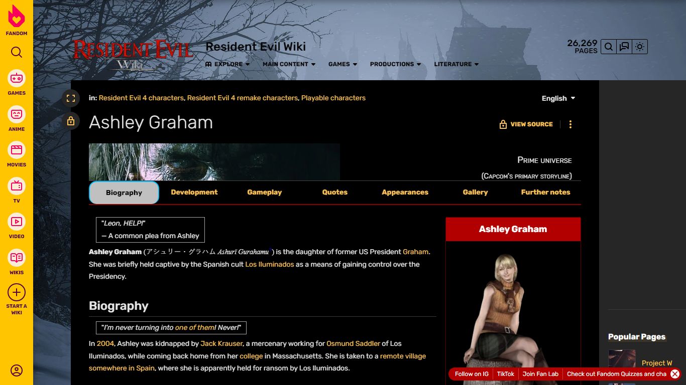 Ashley Graham | Resident Evil Wiki | Fandom